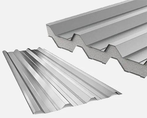 telhas de zinco galvanizada e sanduiche